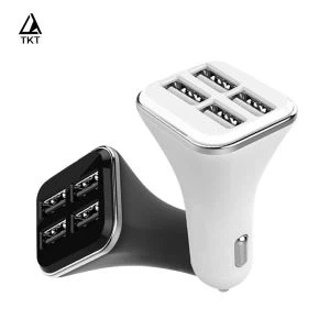 Pengisi Daya Portabel 5v 2,4A Pengisi Daya Baterai Mobil Usb 4 Port