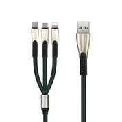 Kabel Data Usb Tipe C 3 In1 Portabel