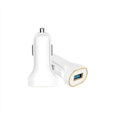 Pengisi Daya Mobil Desain Bentuk Daun Port USB Tunggal